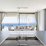 View Infinity Pool Sunset Over Greek Islands Private Concierge Breakfast Up To 10 Guests *