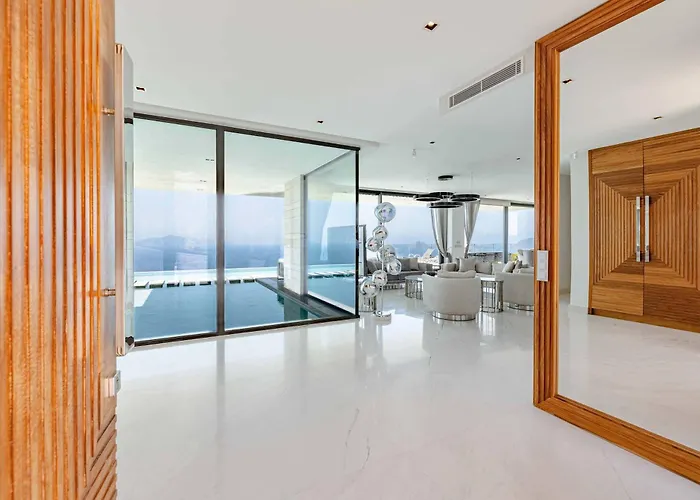 Villa View Bodrum Infinity Pool Sunset Over Greek Islands Private Concierge Breakfast Up To 10 Guests *