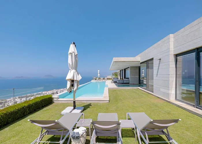 Villa Villa View Bodrum Infinity Pool Sunset Over Greek Islands Private Concierge Breakfast Up To 10 Guests Bodrum