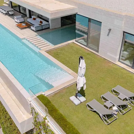Villa View Infinity Pool Sunset Over Greek Islands Private Concierge Breakfast Up To 10 Guests