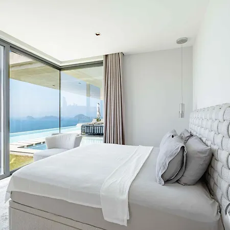 Villa View Infinity Pool Sunset Over Greek Islands Private Concierge Breakfast Up To 10 Guests