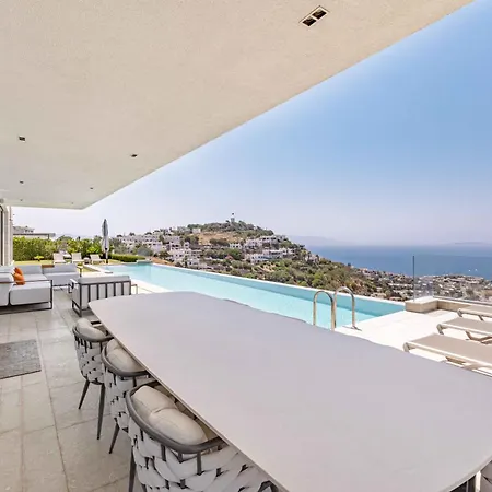 View Infinity Pool Sunset Over Greek Islands Private Concierge Breakfast Up To 10 Guests Villa