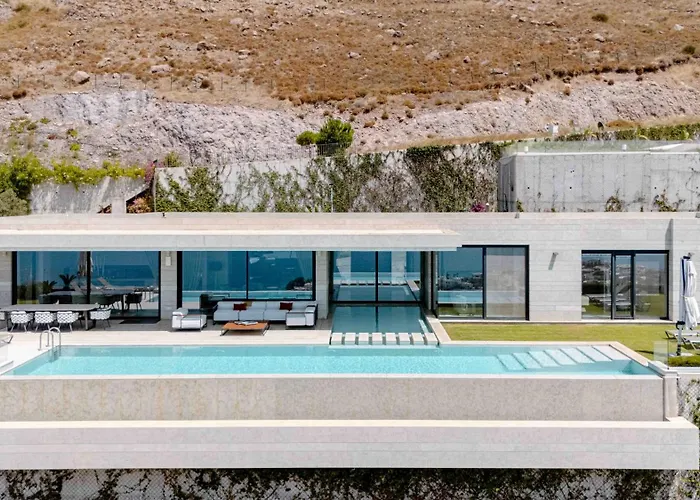 别墅 View Infinity Pool Sunset Over Greek Islands Private Concierge Breakfast Up To 10 Guests 博德鲁姆